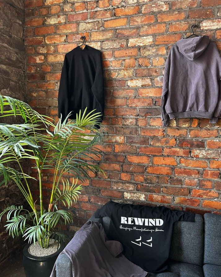 Rewind Clothing Display